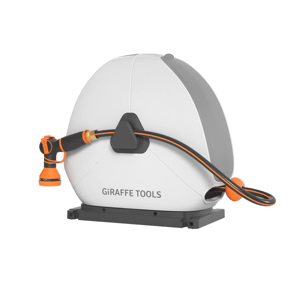 Ground-Mounted Retractable Hose Reel 82ft-130ft