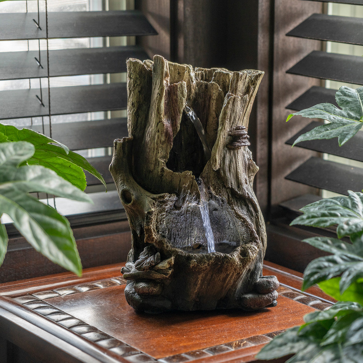 Rainforest Tabletop Fountain with LED Lights