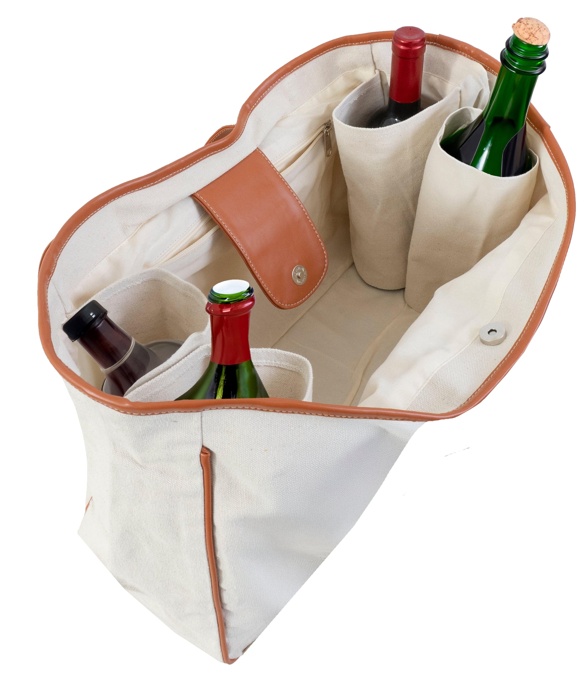 Magid Canvas Wine Tote 
