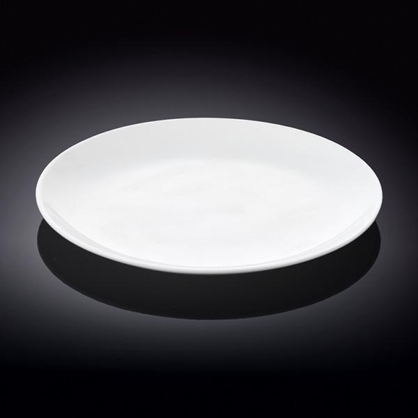 Set Of 6 Professional Rolled Rim White Dinner Plate 10