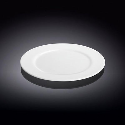 Set Of 12 Professional Rolled Rim White Bread Plate 6