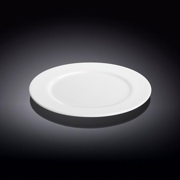 Set Of 12 Professional Rolled Rim White Bread Plate 6