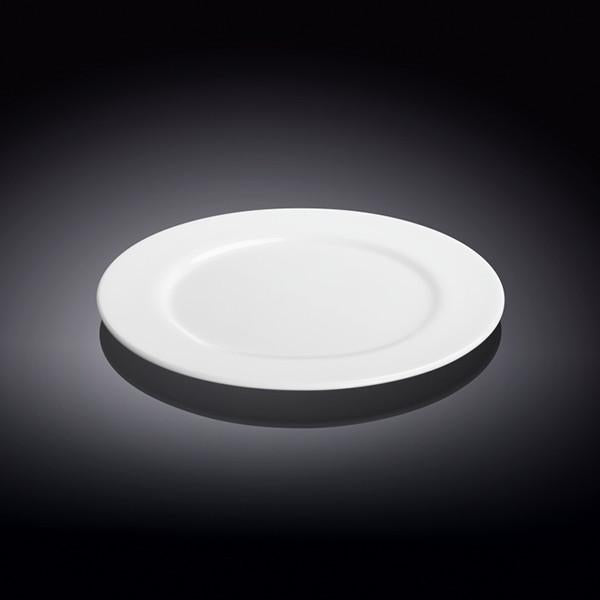 Professional Rolled Rim White Bread Plate 6