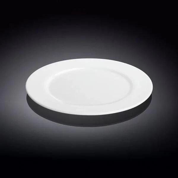 Professional Rolled Rim White Dessert Plate 7