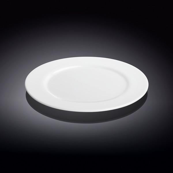 Set Of 12 Professional Rolled Rim White Dessert Plate 7