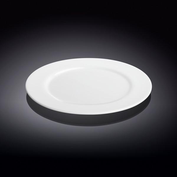 Set Of 12 Professional Rolled Rim White Dessert Plate 7