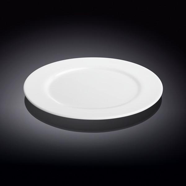 Set Of 6 Professional Rolled Rim White Dessert Plate 8