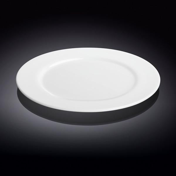 Set Of 6 Professional Rolled Rim White Dinner Plate 10