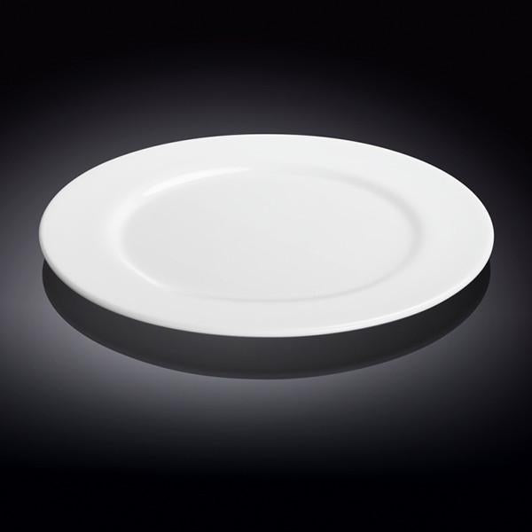 Professional Rolled Rim White Dinner Plate 11