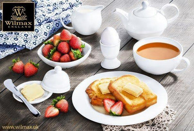 Set Of 12 White Dessert Plate 7