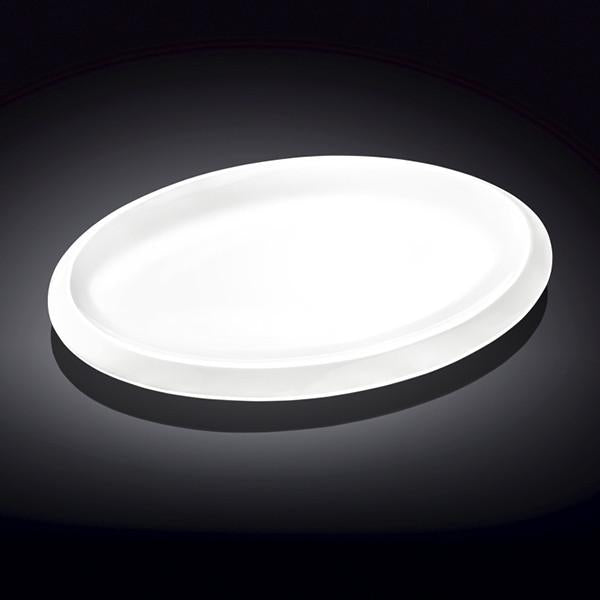 White Oval Platter 14