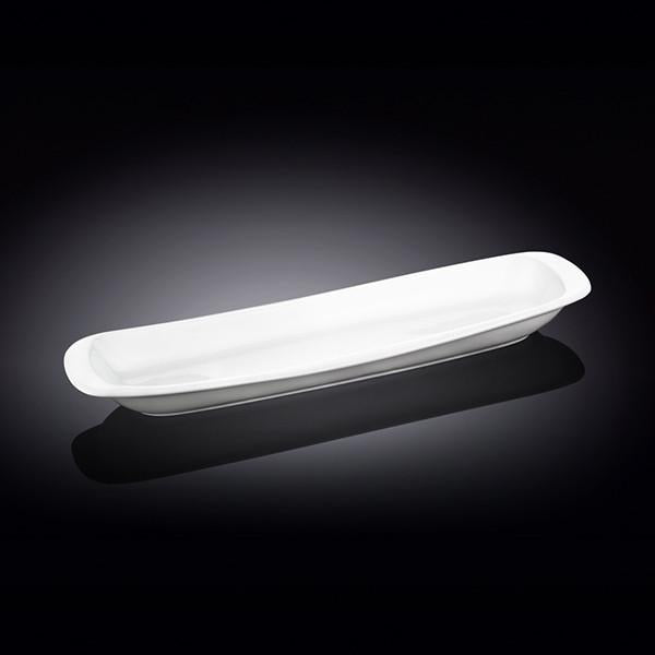 Set Of 6 White Celery Tray / Dish 11