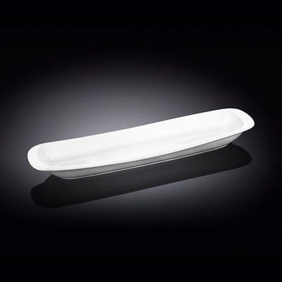 Set Of 6 White Celery Tray / Dish 11