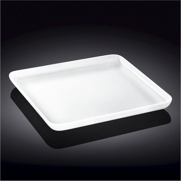 Set Of 3 Large White Square Dish 12