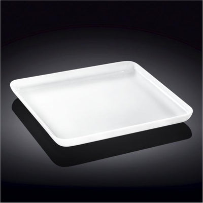 Set Of 3 Large White Square Dish 12