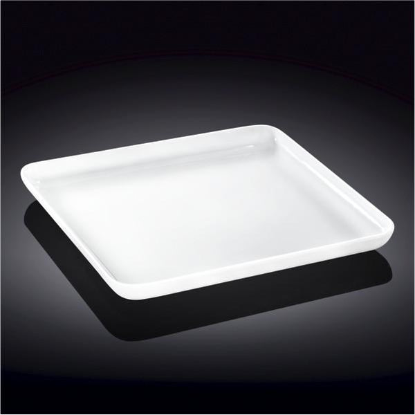 Large White Square Dish 12
