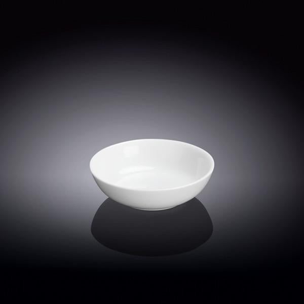 Set Of 24 Round Porcelain White Soy Dish 3