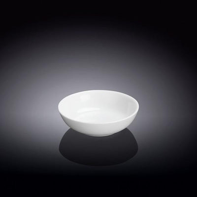 Set Of 24 Round Porcelain White Soy Dish 3