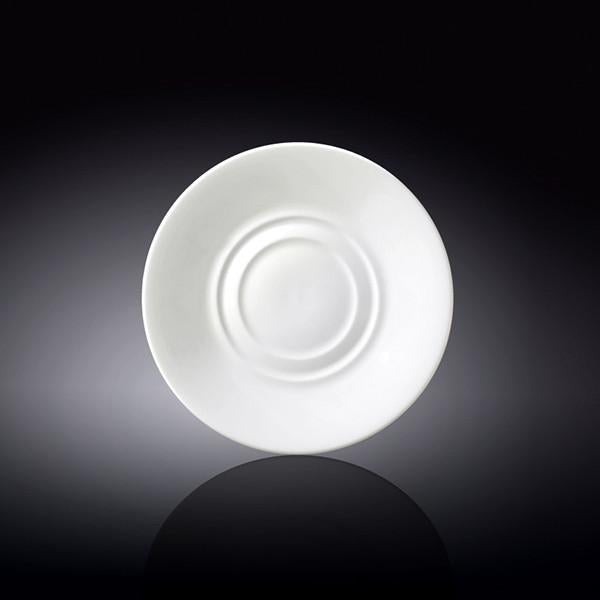 Set Of 12 White Multi-Use Saucer 5.5