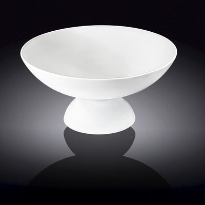 White Fruit Vase 9.5