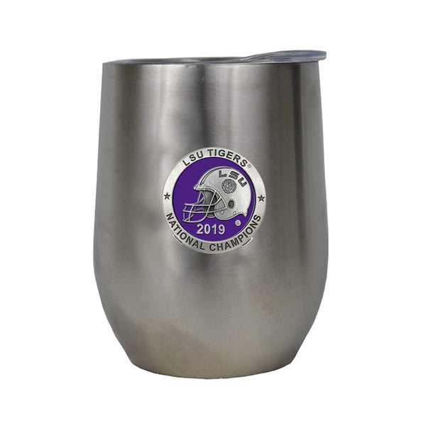 Louisiana State University National Champions 2019 Wine Tumbler