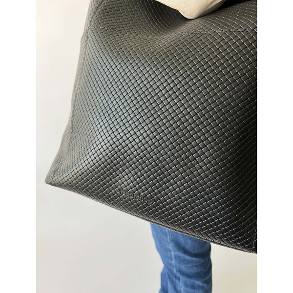 Meletti Bag in Braided Black