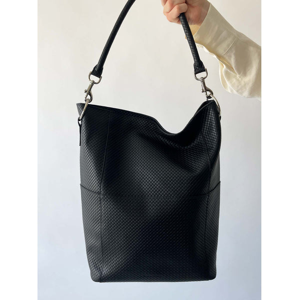 Meletti Bag in Braided Black