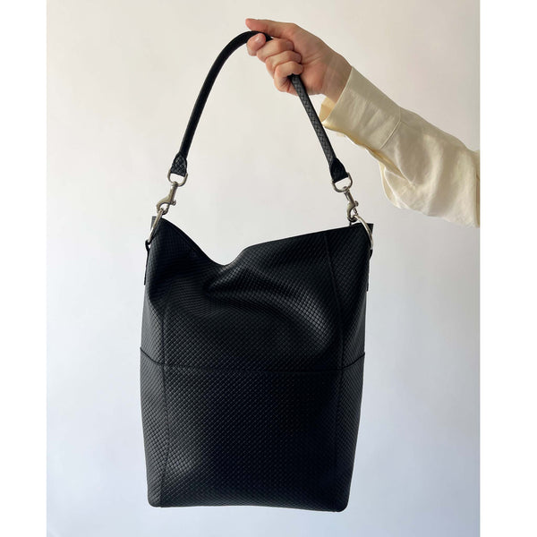 Meletti Bag in Braided Black