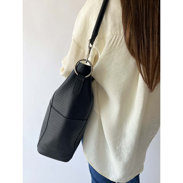 Meletti Bag in Braided Black