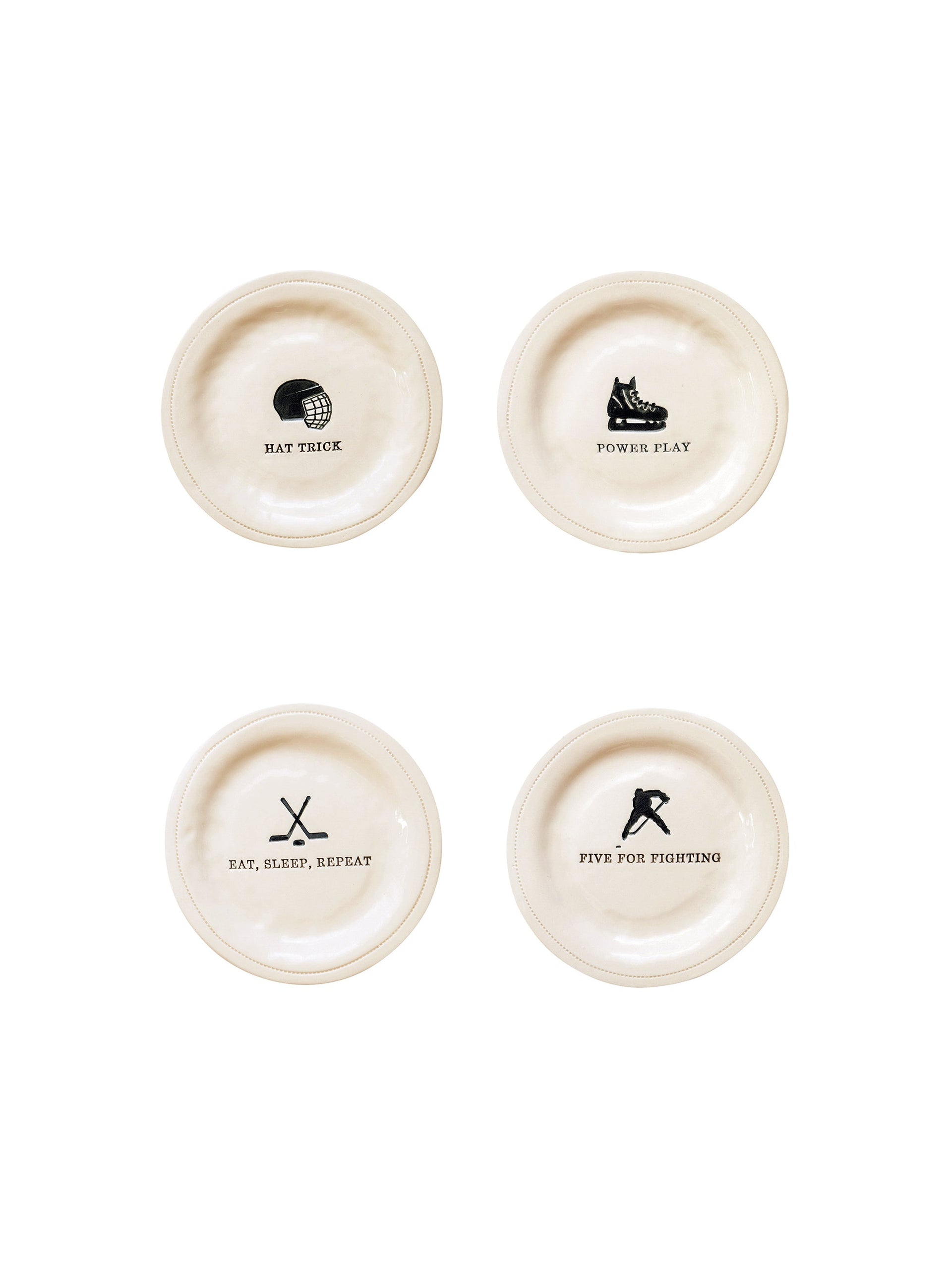 Hockey Canapé Plates