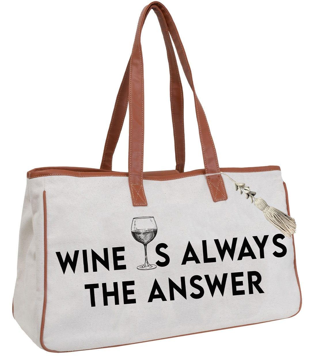 Magid Canvas Wine Tote 