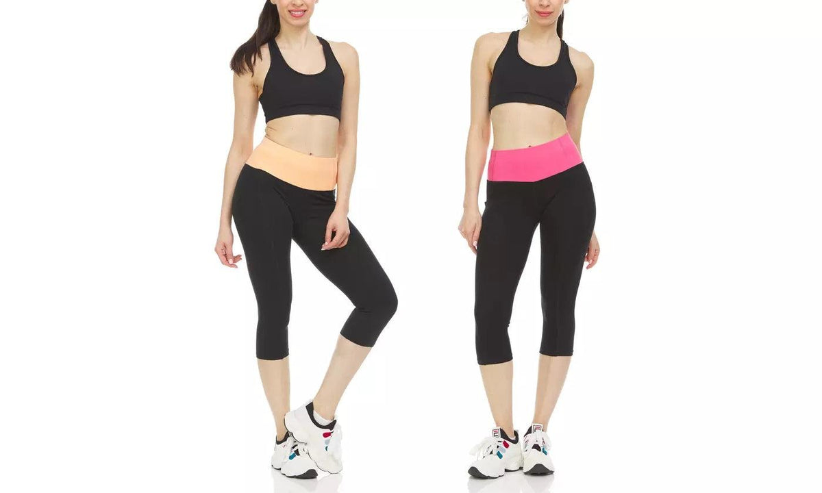 Women's High Waist Tummy Control Yoga Capris