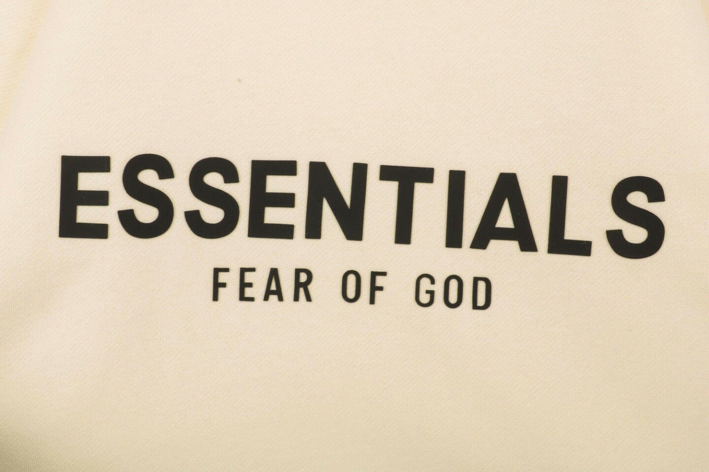 Fear Of God Essential 2021 Fall-Winter Cream Hoodie Apparel Collection