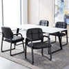 Waiting Room Guest Chairs Set of 4 Leather Office Reception Chairs