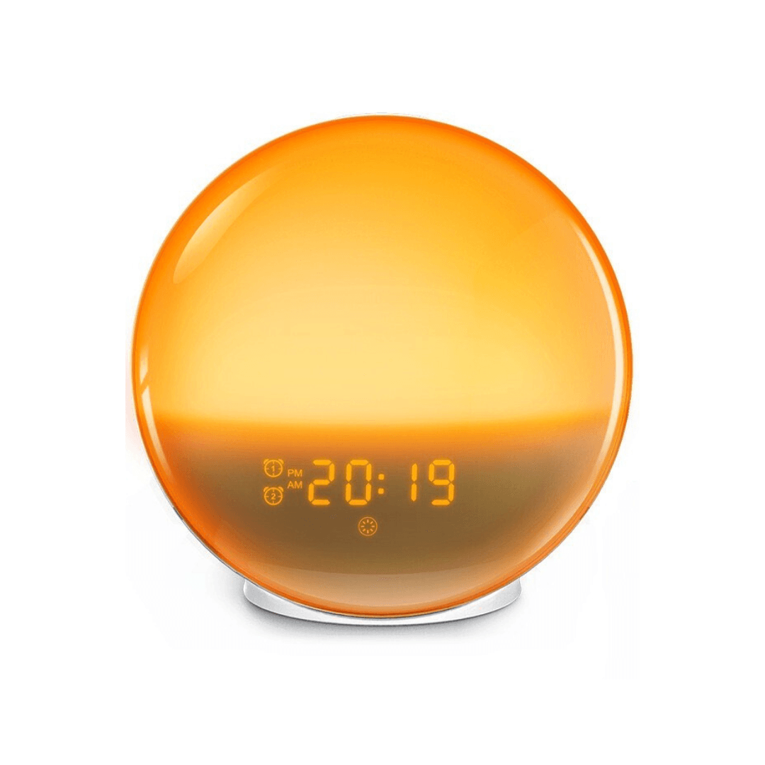 Sunrise Alarm Clock with FM Radio Wake Up Light LED Night Lamp