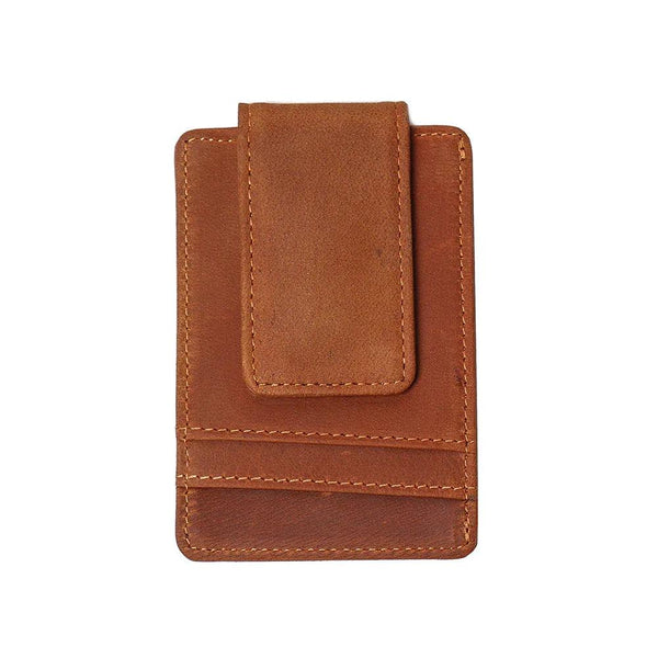 The Walden | Handmade Leather Front Pocket Wallet with Money Clip -