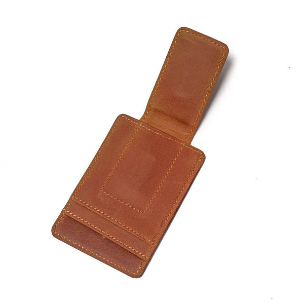 The Walden | Handmade Leather Front Pocket Wallet with Money Clip -