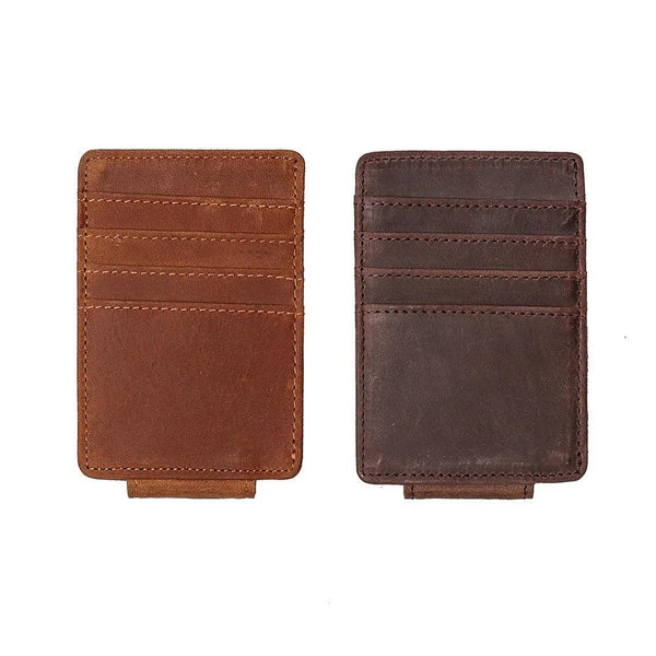 The Walden | Handmade Leather Front Pocket Wallet with Money Clip -