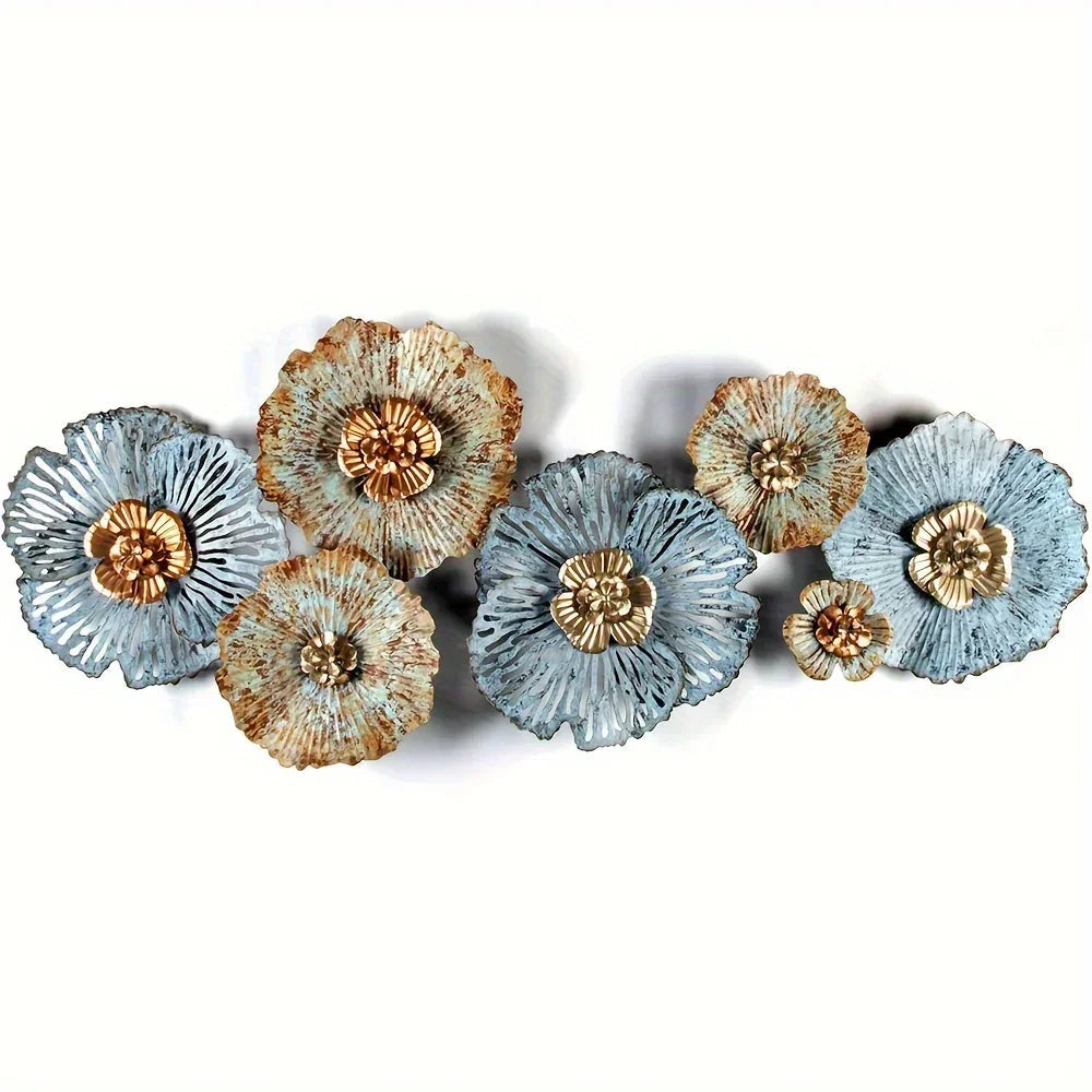 Wall Art - Distressed Metal Multi-Color