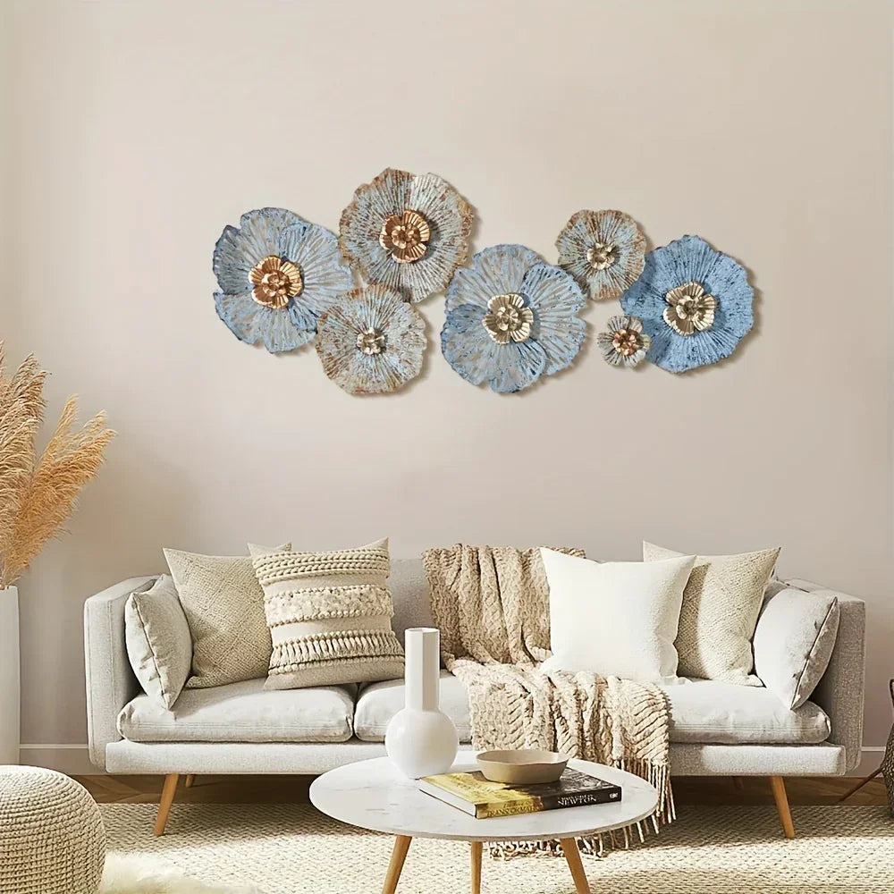 Wall Art - Distressed Metal Multi-Color
