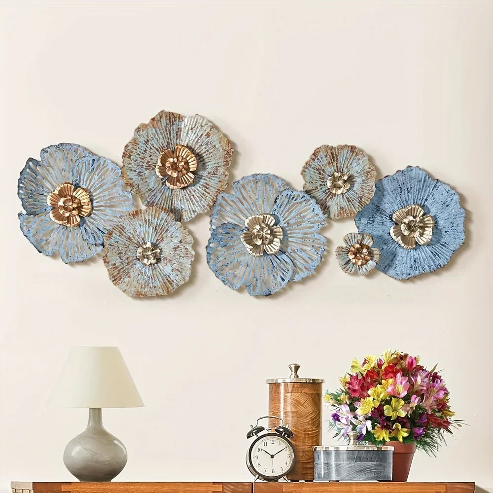 Wall Art - Distressed Metal Multi-Color