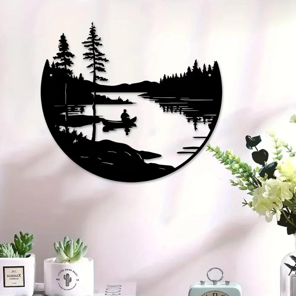 Wall Art - Mountain Silver Sculpture