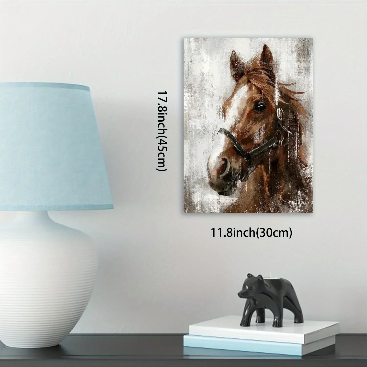 Wall Art - Wooden Brown Framed