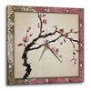 3dRose Susan Brown Designs Flower Themes - Elegant Chinese Flowers - Wall Clocks (DPP_53105) - 10x10 Wall Clock