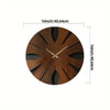 Wall Clock - Artistic Wooden Round - Medium