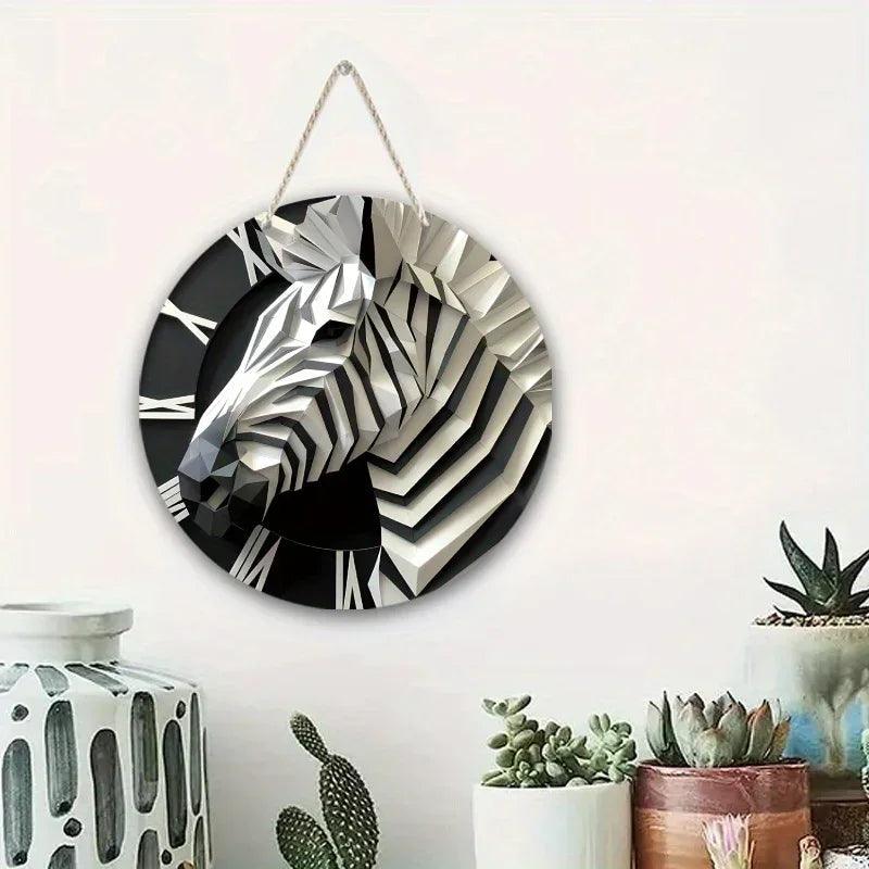 Wall Decor - 3D Zebra Black 5.9