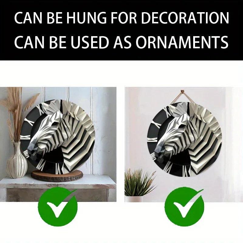 Wall Decor - 3D Zebra Black 5.9