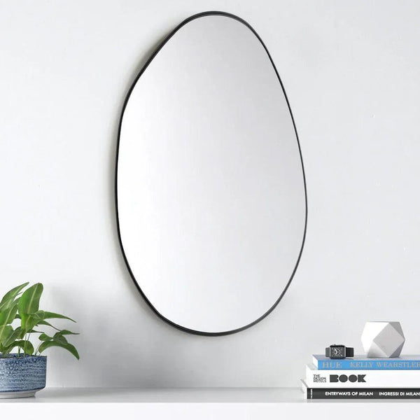 Wall Mirror - Asymmetrical Black 53x90cm