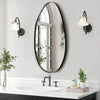 Wall Mirror - Asymmetrical Black 53x90cm