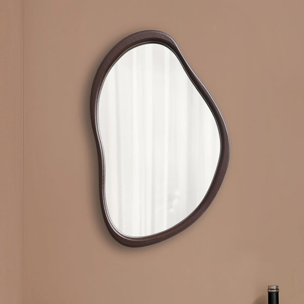 Wall Mirror - Decorative Wooden 39x25cm